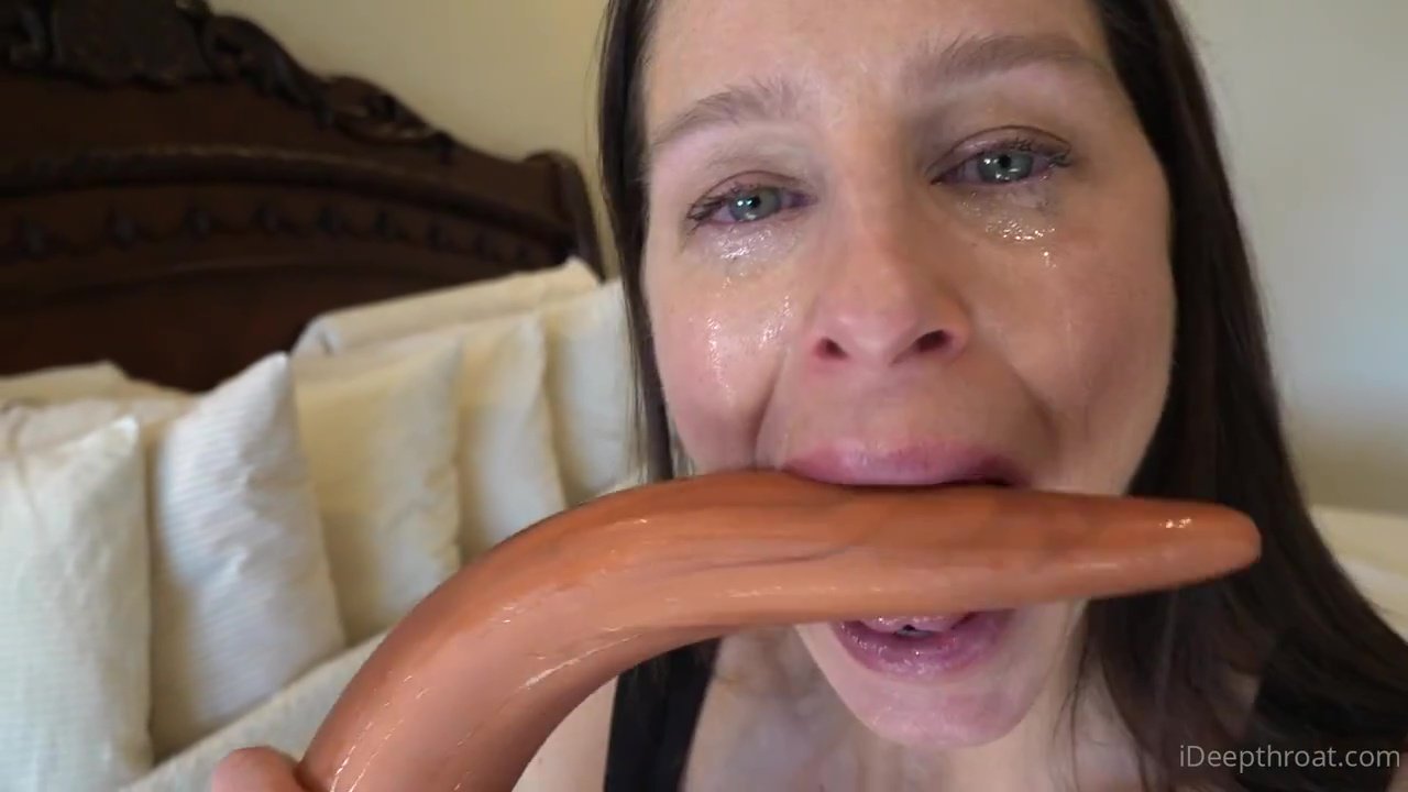 Blonde Milf chokes on alien Dildo #Nf5966UY